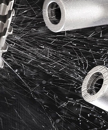 Aluminum casting sandblasting process